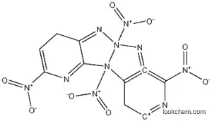 Molecular Structure of 201029-10-9 (2,4,8,10-Tetranitro-7H-pyrido[3'',4'':4',5'][1,2,3]triazolo[2',1':2,3][1,2,3]triazolo[4,5-b]pyridin-6-ium)